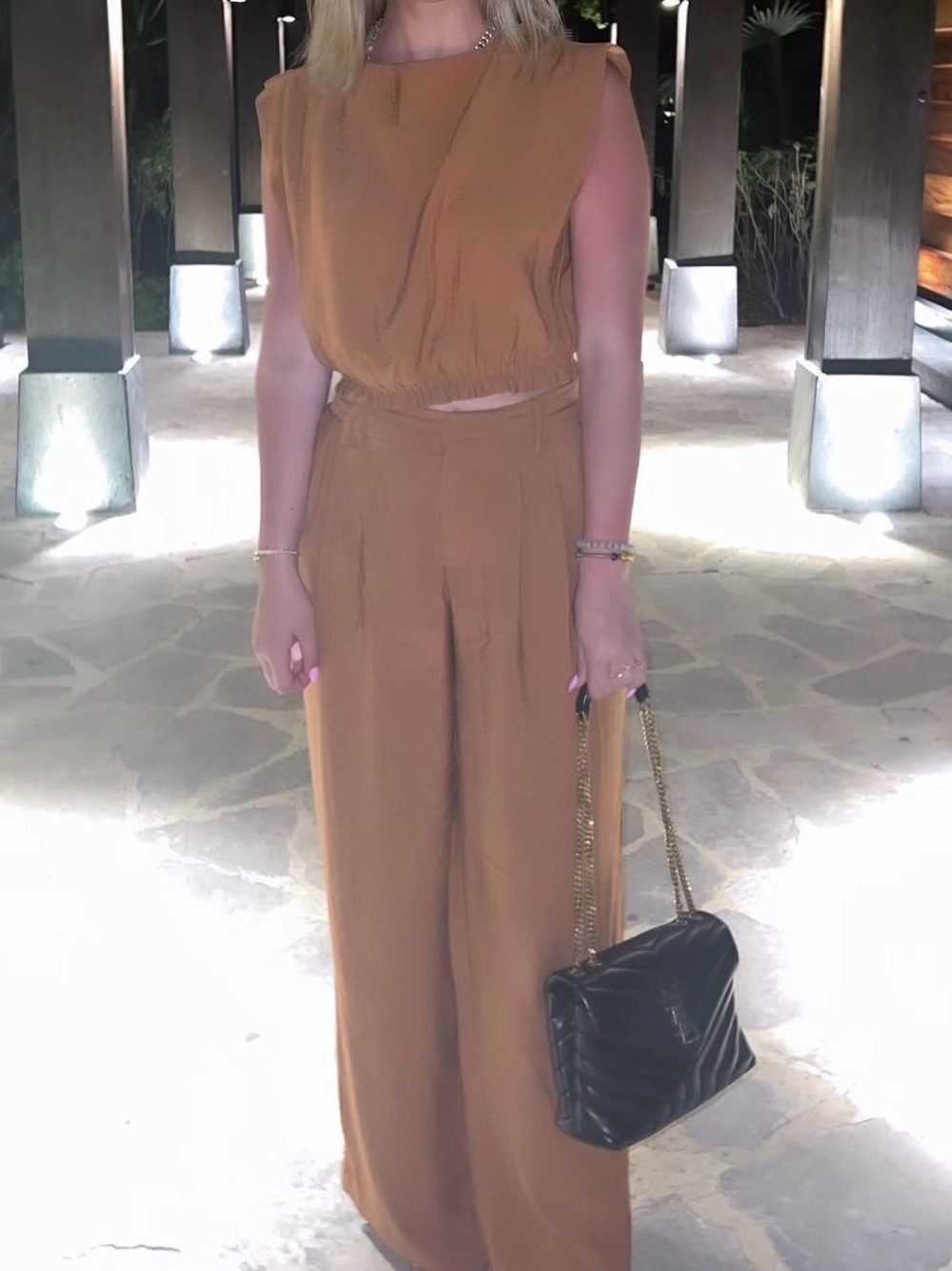 Target A New Day burnt orange/terracotta two piece matching set